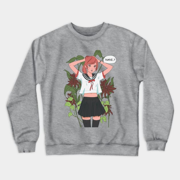 Sailor fuku Crewneck Sweatshirt by idqbaka